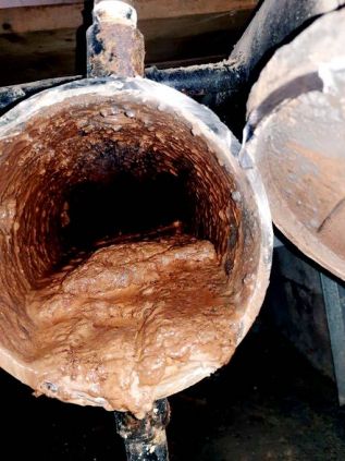 44 years of corrosion makes refrigeration pipes a threat to new chilling equipment